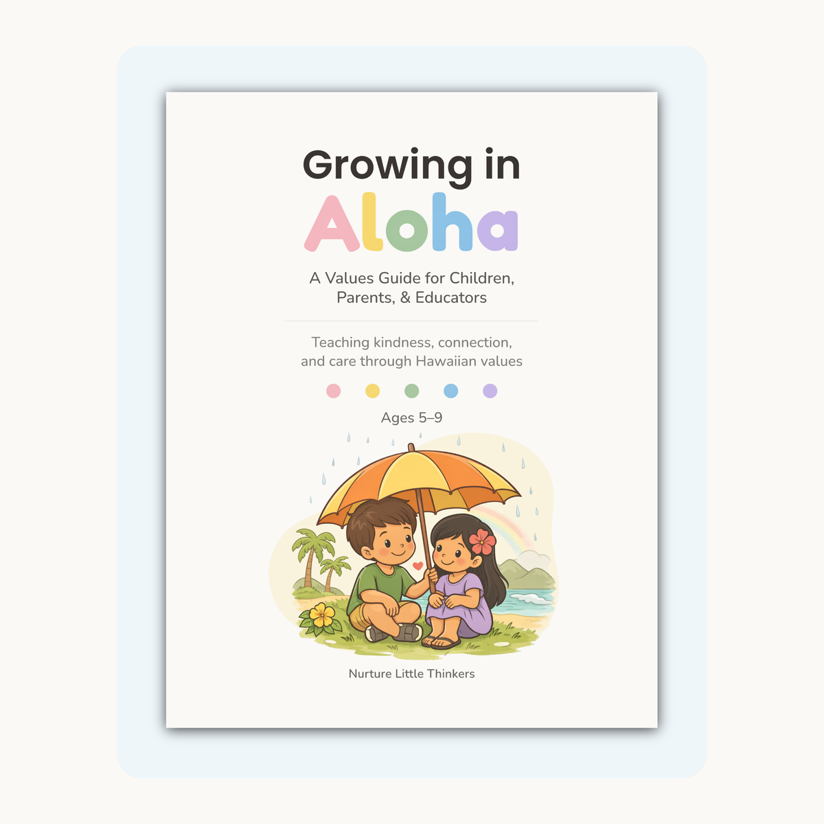 Growing in Aloha Activity Pack