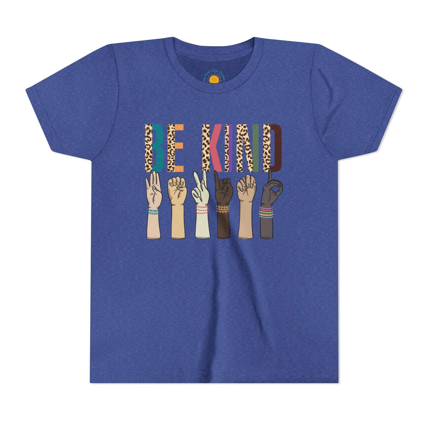 ASL Be Kind Youth T-Shirt (BC3001Y)
