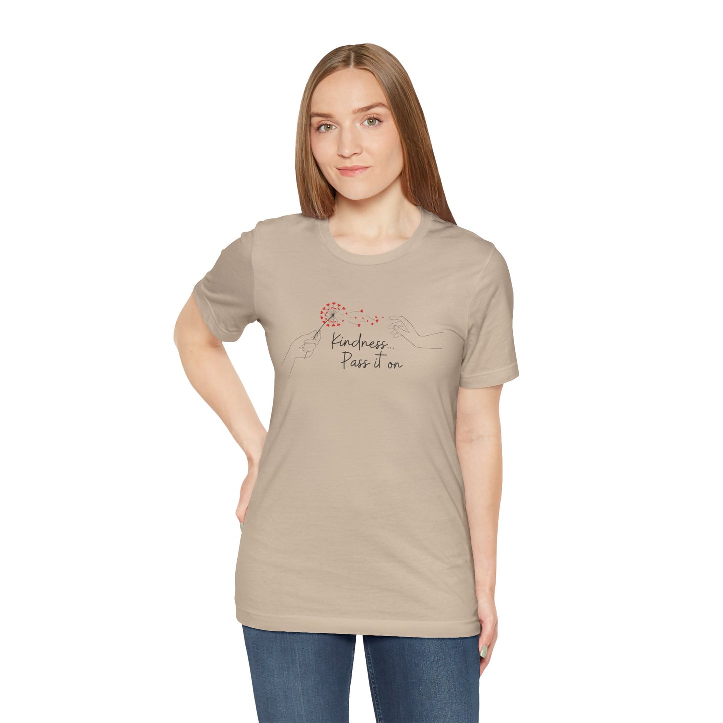 Kindness, Pass It On - Unisex Jersey Short Sleeve Tee