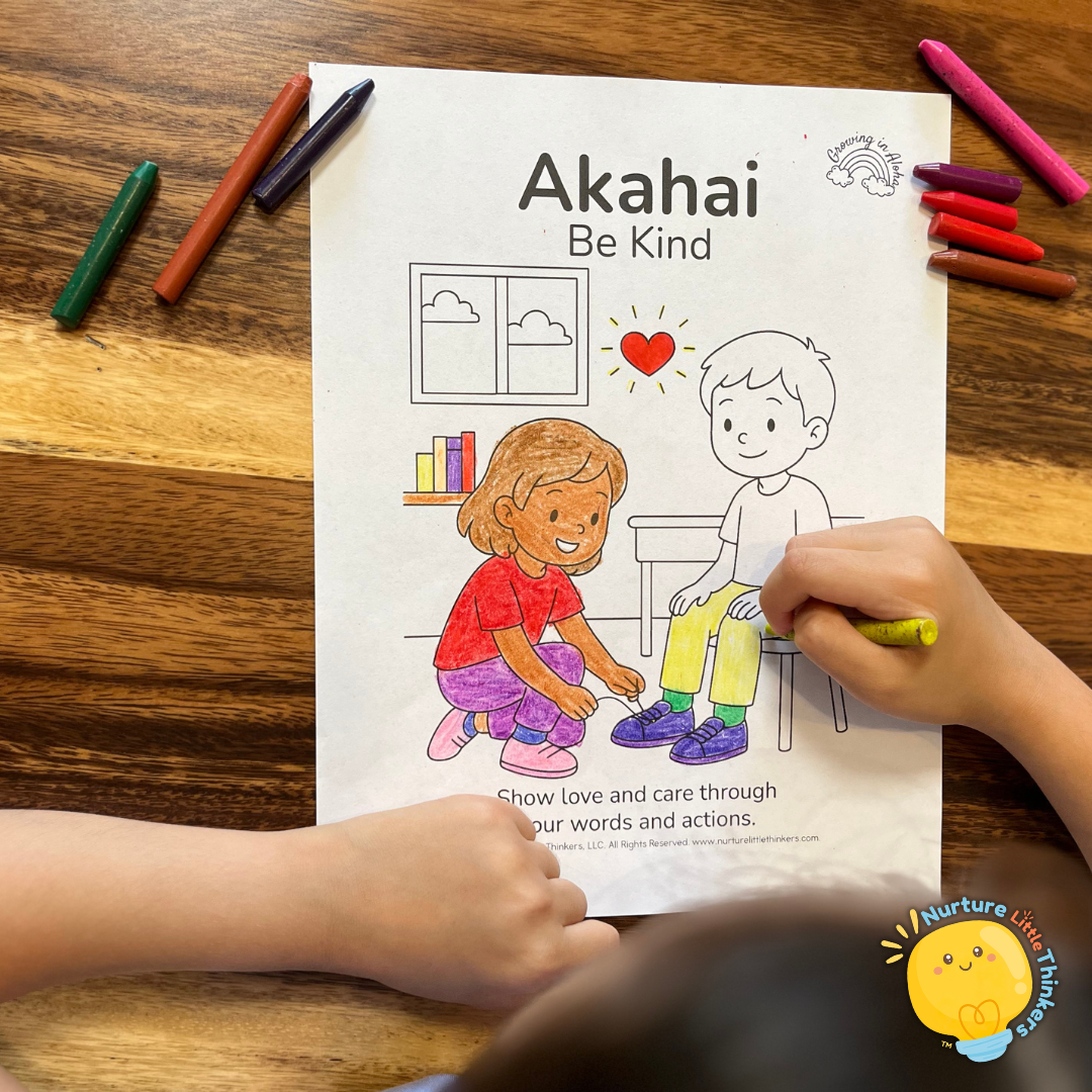 Growing in Aloha: Hawaiian Values Coloring Pages