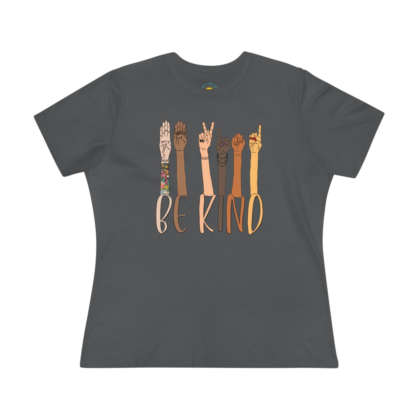 ASL Be Kind Women's Jersey T-Shirt (BC6400, Relaxed Fit)