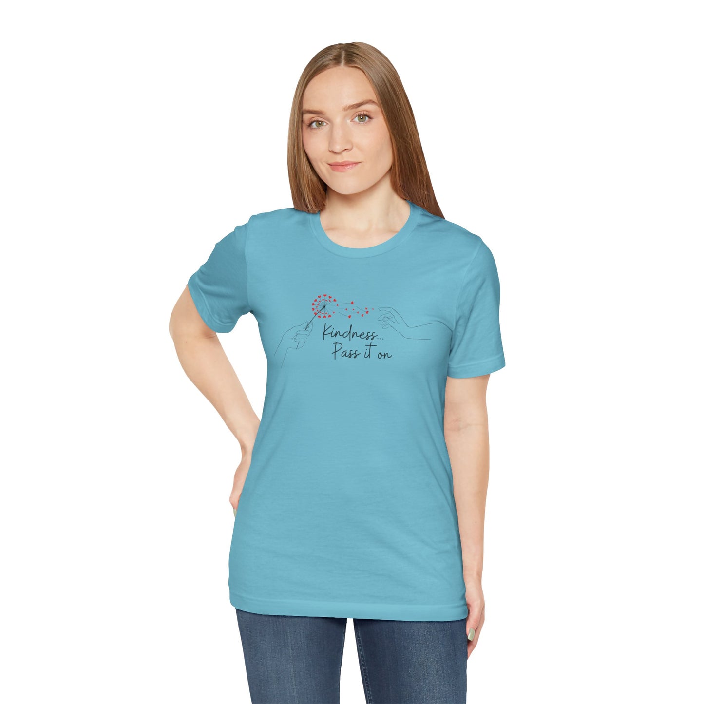 Kindness, Pass It On - Unisex Jersey Short Sleeve Tee