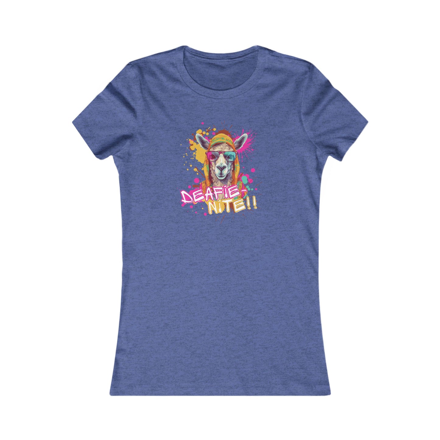 Deafie Nite Women's Favorite Tee (BC6004, Slim Fit)