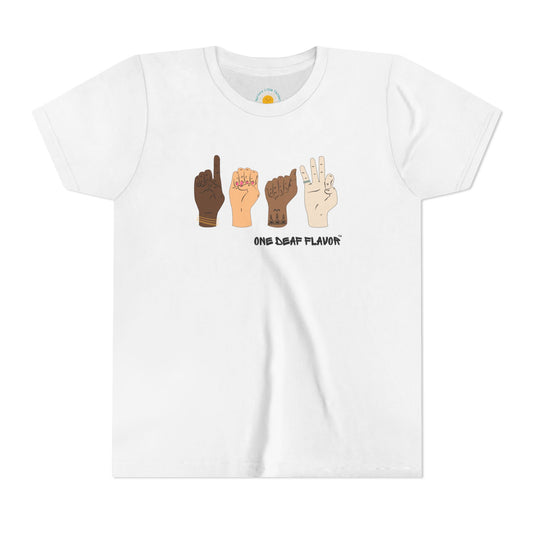 ASL Deaf Inclusive Youth T-Shirt (BC3001Y)