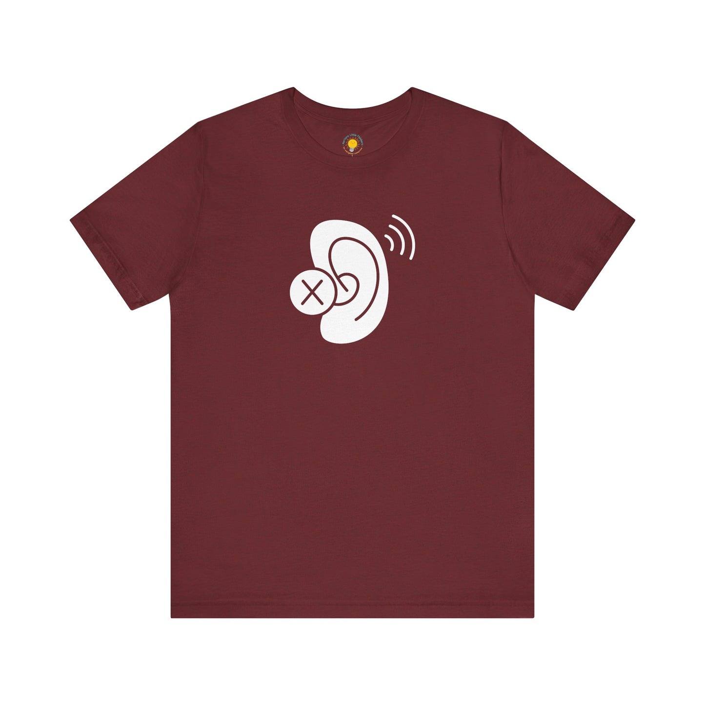 Deaf Ear Unisex Jersey Short Sleeve T-Shirt (BC3001, Heather Colors)