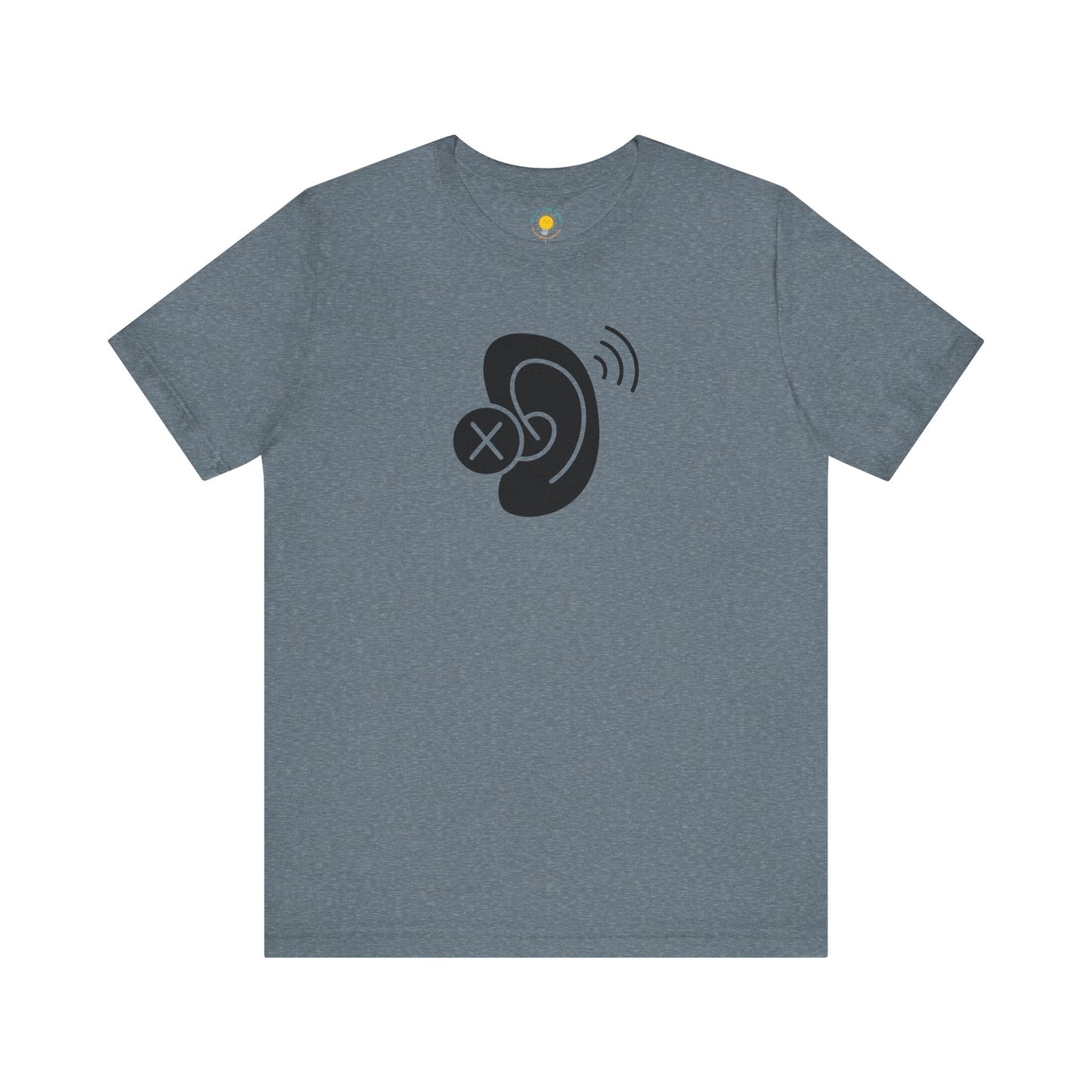 Deaf Ear Unisex Jersey Short Sleeve T-Shirt (BC3001, Heather Colors)