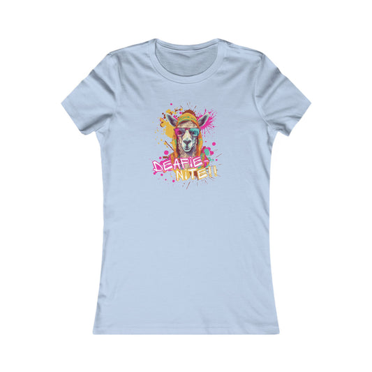 Deafie Nite Women's Favorite Tee (BC6004, Slim Fit)