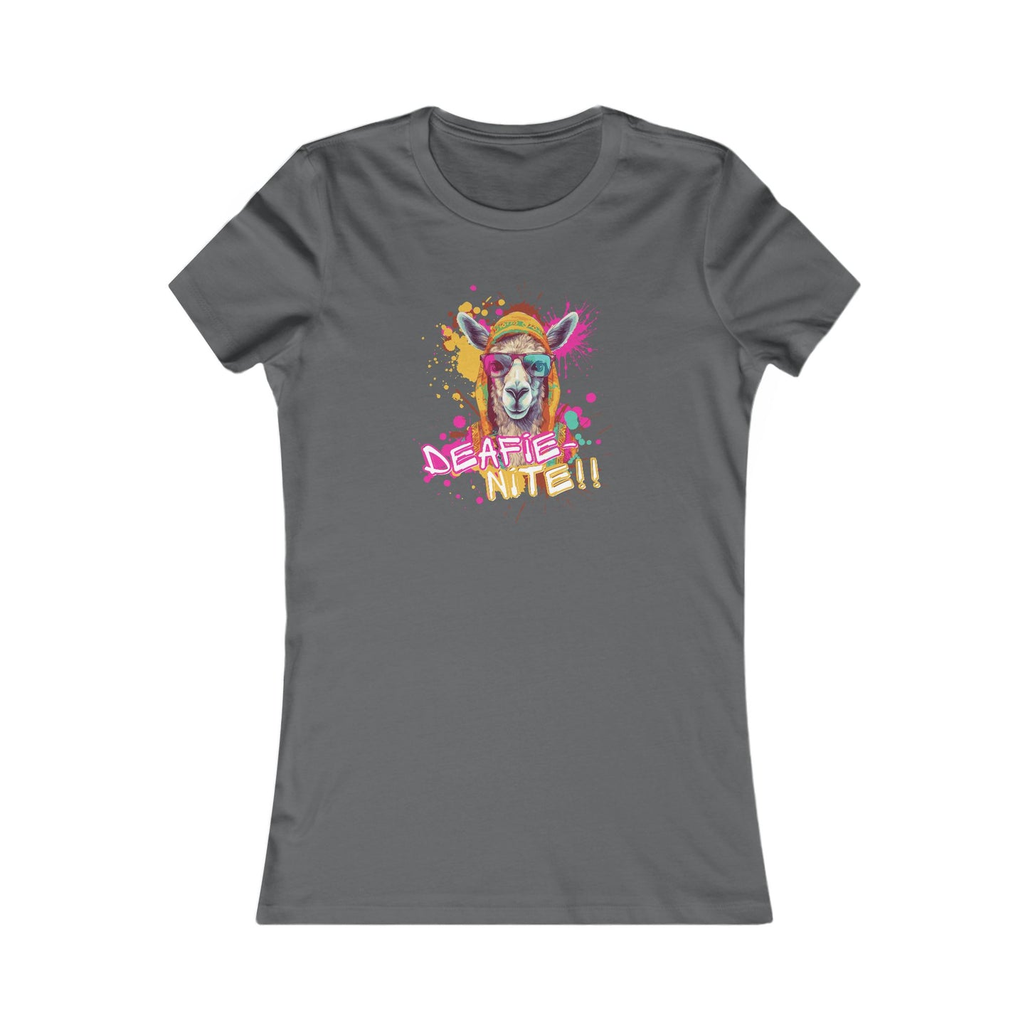 Deafie Nite Women's Favorite Tee (BC6004, Slim Fit)