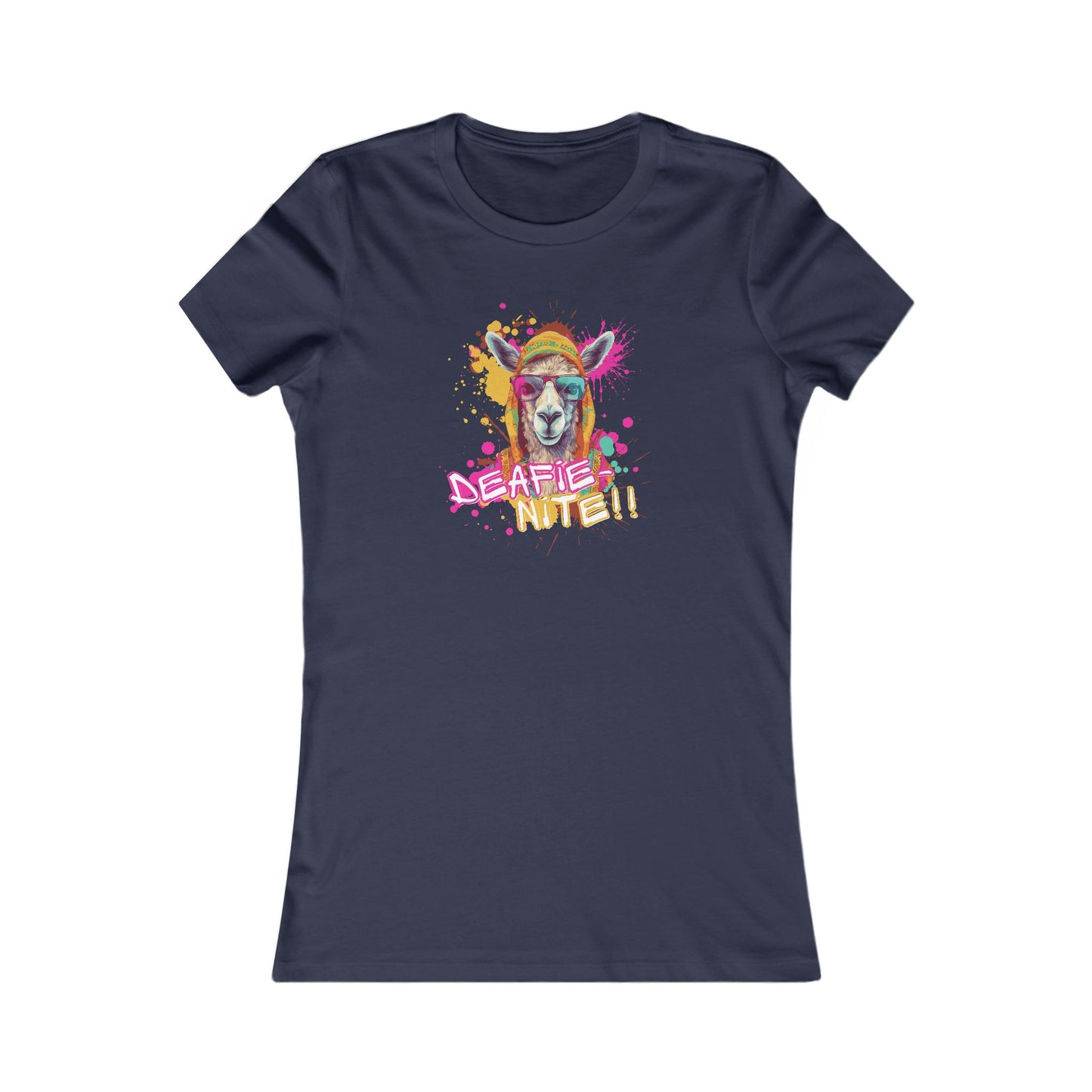 Deafie Nite Women's Favorite Tee (BC6004, Slim Fit)