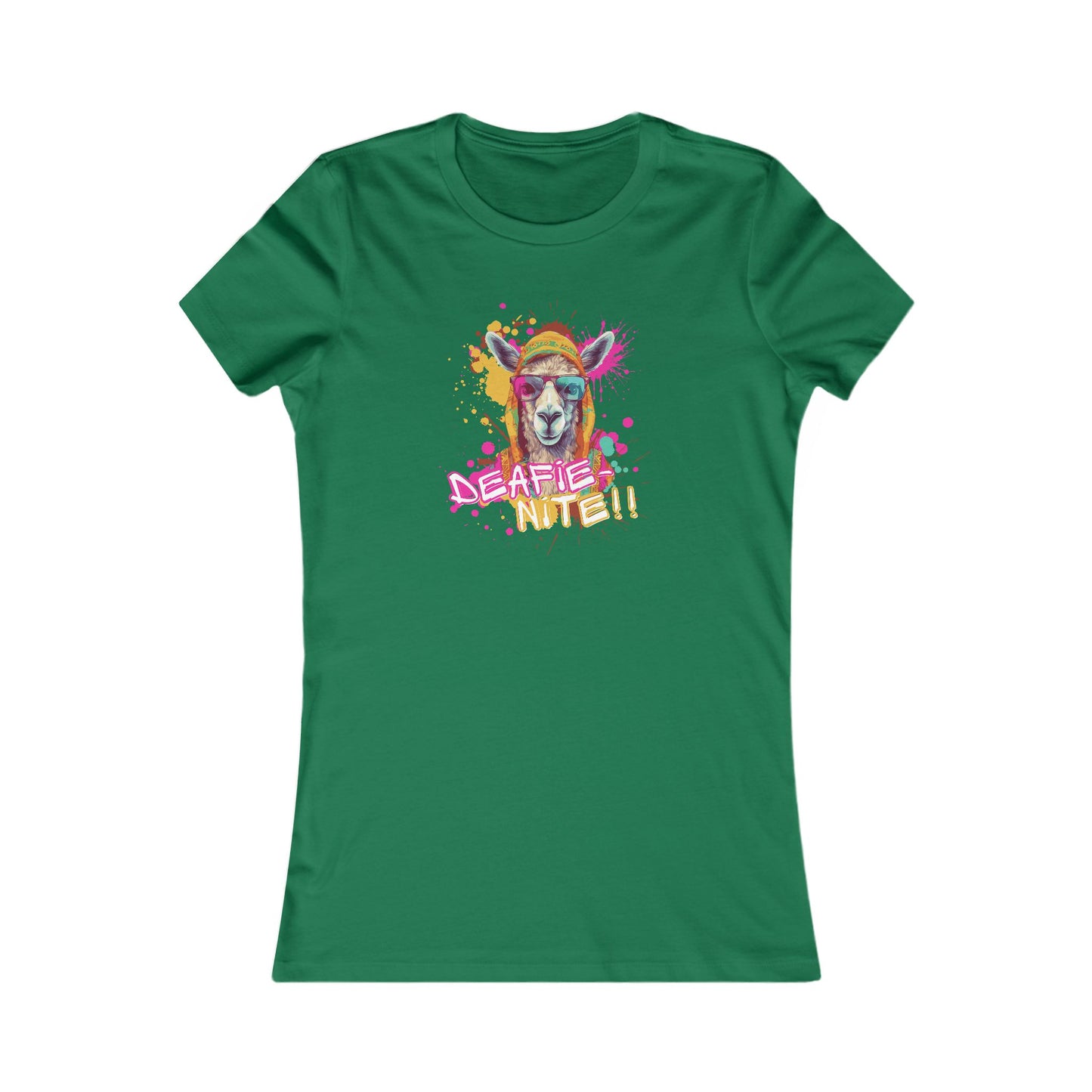 Deafie Nite Women's Favorite Tee (BC6004, Slim Fit)