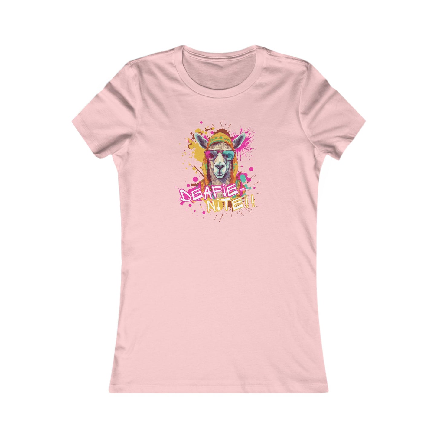 Deafie Nite Women's Favorite Tee (BC6004, Slim Fit)