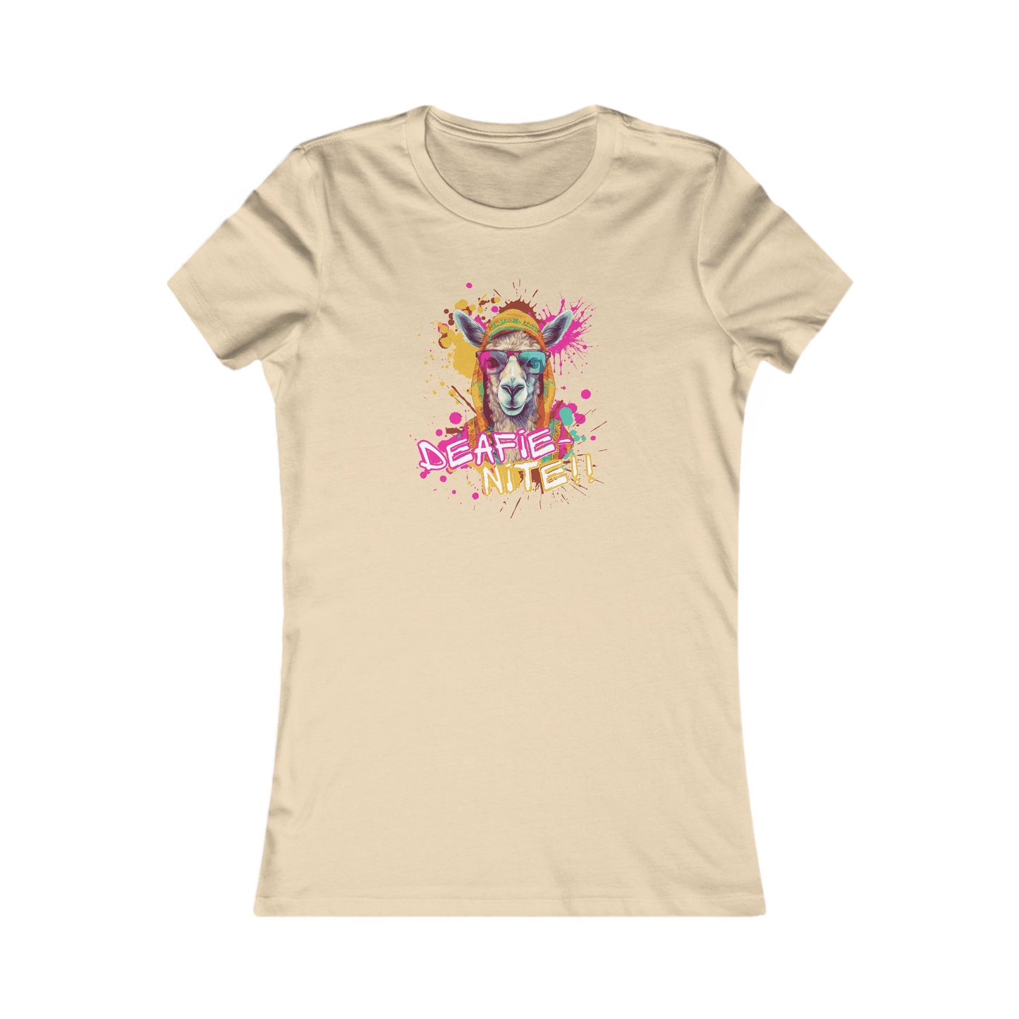 Deafie Nite Women's Favorite Tee (BC6004, Slim Fit)