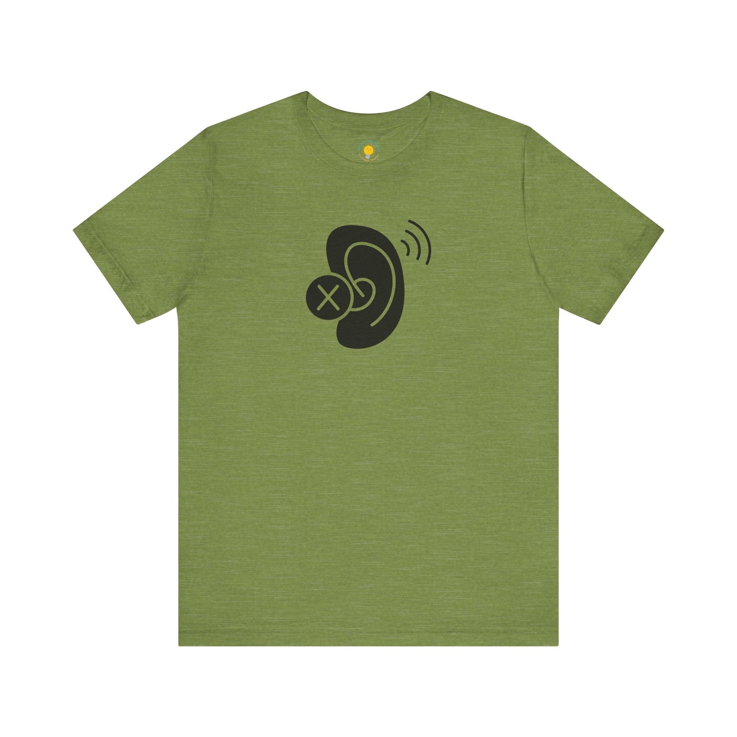 Deaf Ear Unisex Jersey Short Sleeve T-Shirt (BC3001, Heather Colors)