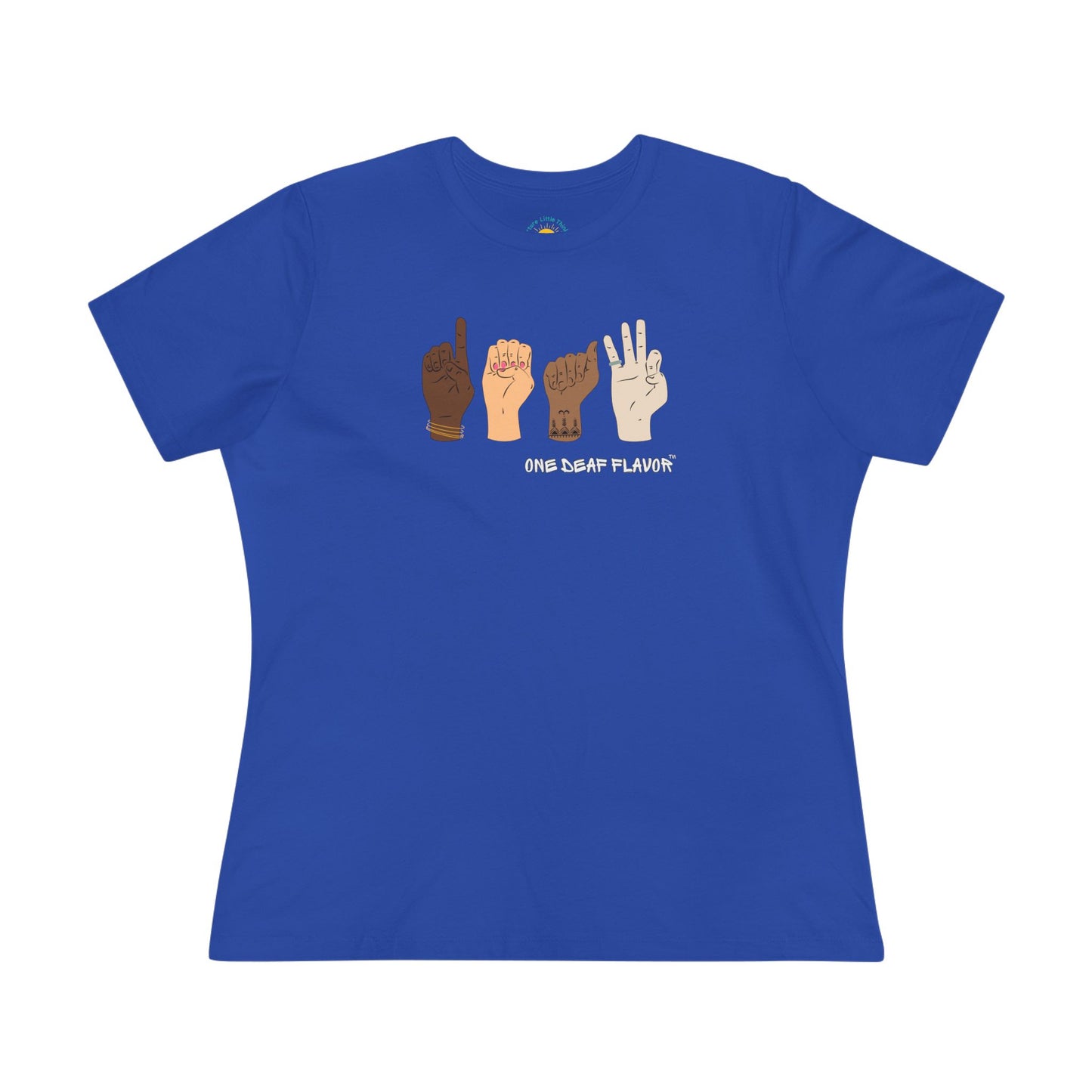 ASL Inclusive DEAF Women's Jersey T-Shirt (BC6400 Relaxed Fit)