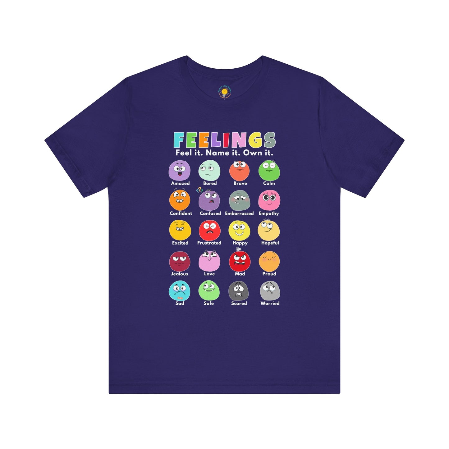 Feelings Chart Unisex Jersey T-Shirt (BC 3001)