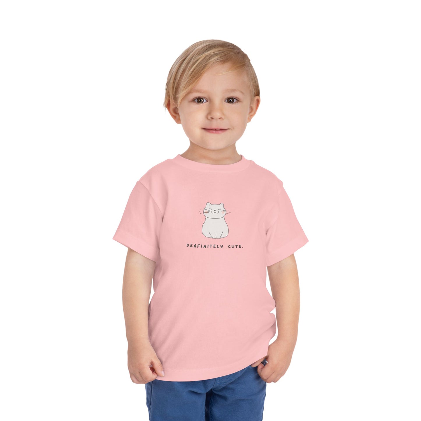Deafinitely Cute Toddler T-Shirt (BC3001T)