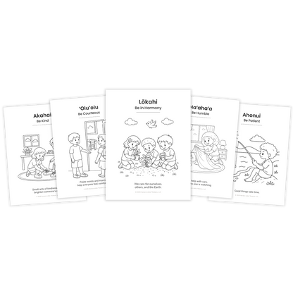 Growing in Aloha | Aloha Values Coloring Pages
