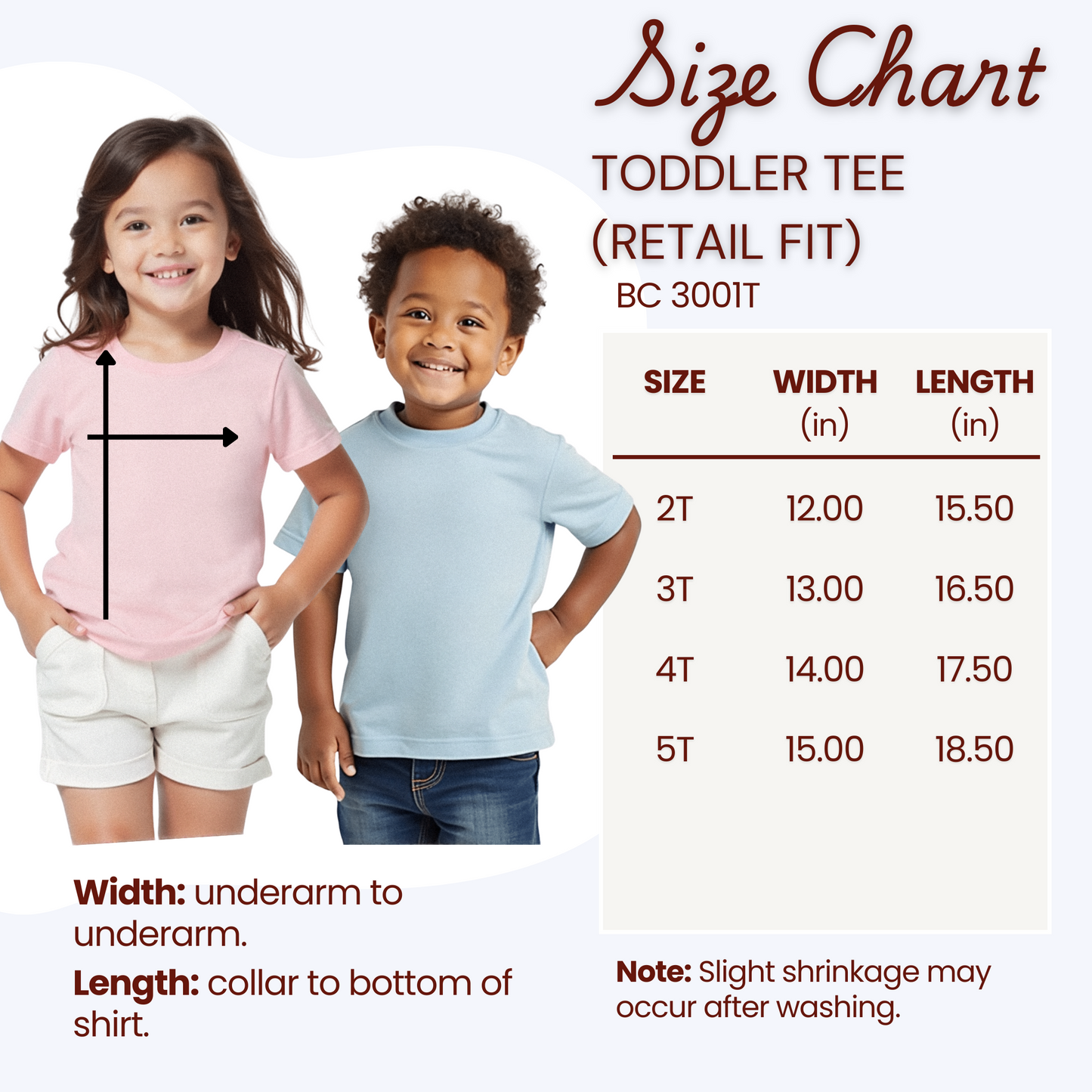 Deafinitely Cute Toddler T-Shirt (BC3001T)